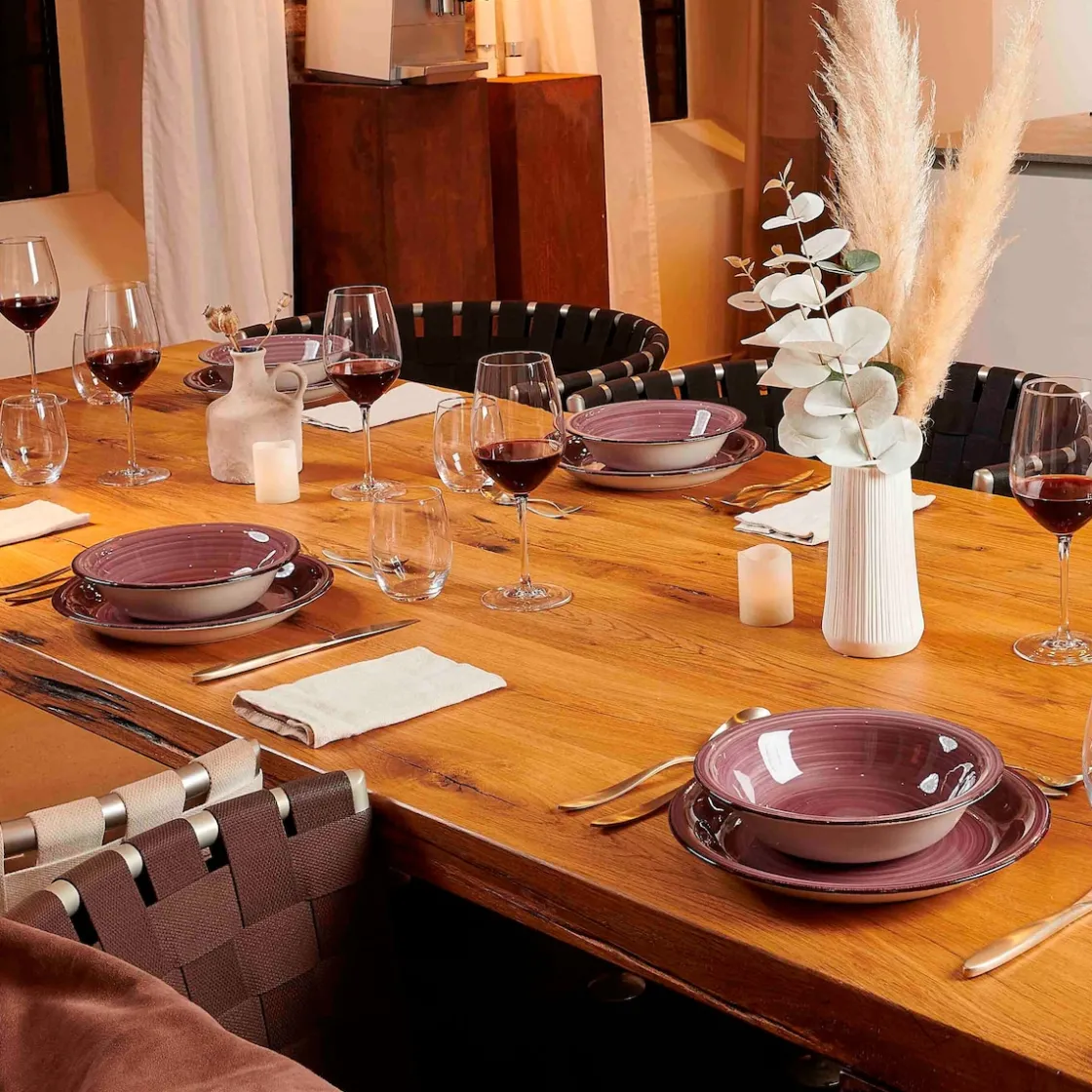 Geschirrsets|Die moderne Hausfrau Geschirr-Set, Steingut Lumaca Berry