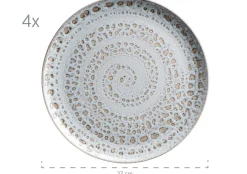 Geschirrsets|Die moderne Hausfrau Geschirr-Set, Steingut Spicy Market Grün