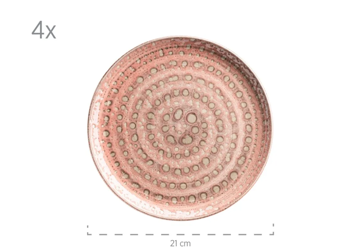 Geschirrsets|Die moderne Hausfrau Geschirr-Set, Steingut Spicy Market Grün