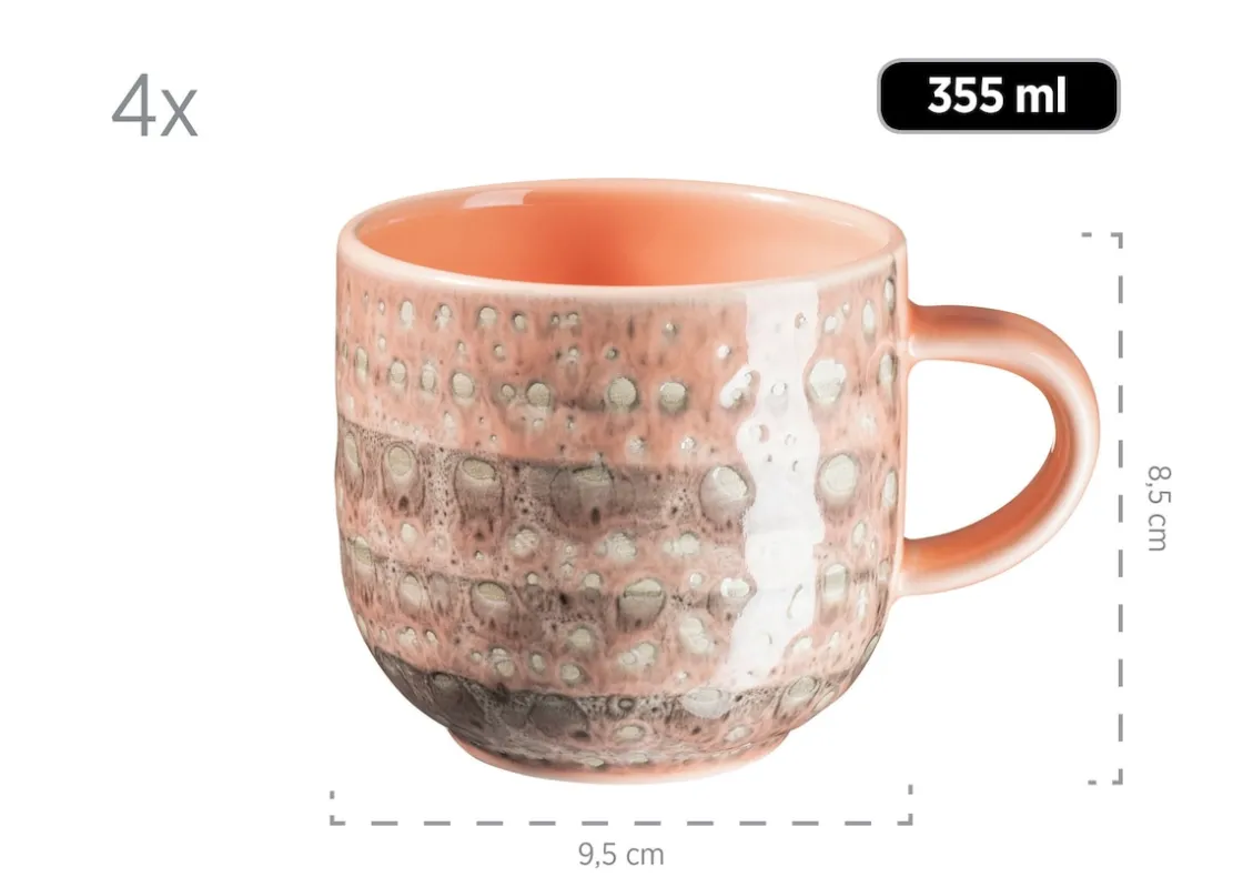 Geschirrsets|Die moderne Hausfrau Geschirr-Set, Steingut Spicy Market Grün