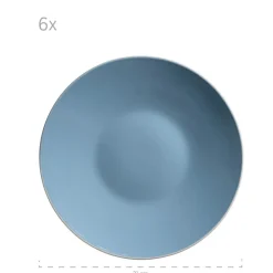 Geschirrsets|Die moderne Hausfrau Geschirr-Set, Steinzeug Elissa Blau