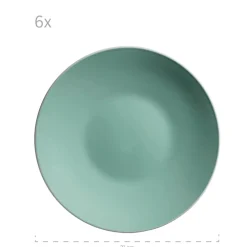 Geschirrsets|Die moderne Hausfrau Geschirr-Set, Steinzeug Elissa Grün