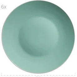 Geschirrsets|Die moderne Hausfrau Geschirr-Set, Steinzeug Elissa Grün