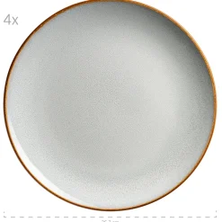 Geschirrsets|Die moderne Hausfrau Geschirrset, Steinzeug Mabella 4 x Speisteller, 4 x Suppenteller, 4 x Dessertteller, 4 x Müslischüssel, 4 x Kaffeebecher