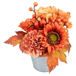 Herbstdekoration|Kunstpflanzen|Die moderne Hausfrau Gesteck „Herbstblumen“