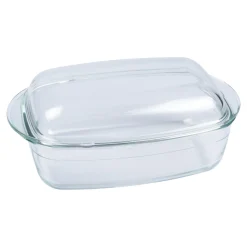 Auflaufformen|Die moderne Hausfrau Glas-Back- und -Auflaufform „2 in 1“ mit Deckel