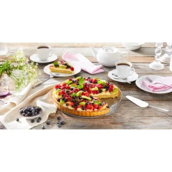 Backbleche & Grillkörbe|Ofenroste & Grillkörbe|Die moderne Hausfrau Glas-Backplatte, Ø 31 cm