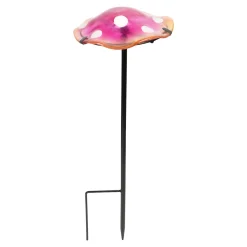 Gartendekoration ·Gartenstecker|Gartenstecker|Die moderne Hausfrau Glas-Gartenstecker „Pilz“