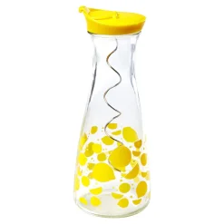 Kannen|Die moderne Hausfrau Glaskaraffe „Zitrone“, 1 l