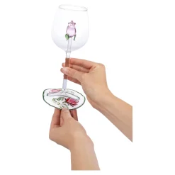 Untersetzer|Die moderne Hausfrau Glasuntersetzer „Rose“, 4 Stück