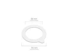 Gläser & Becher|Die moderne Hausfrau Gothika Vorratsglas-Set mit Deckel, Glas 7 x Einmachglas