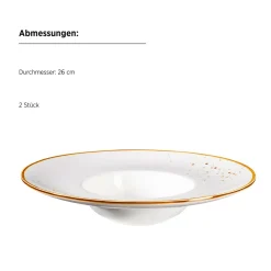 Teller|Die moderne Hausfrau Gourmet Set, Porzellan Pintar