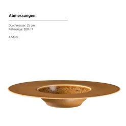 Teller|Die moderne Hausfrau Gourmetteller, Porzellan Grumpy