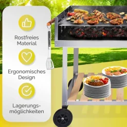 Grills|Die moderne Hausfrau Grillwagen 