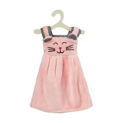 Tierfreunde|Die moderne Hausfrau Gästehandtuch "Kätzchen" rosa