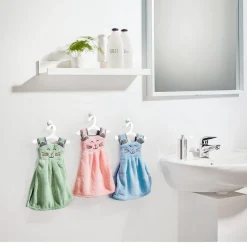 Tierfreunde|Die moderne Hausfrau Gästehandtuch "Kätzchen" rosa