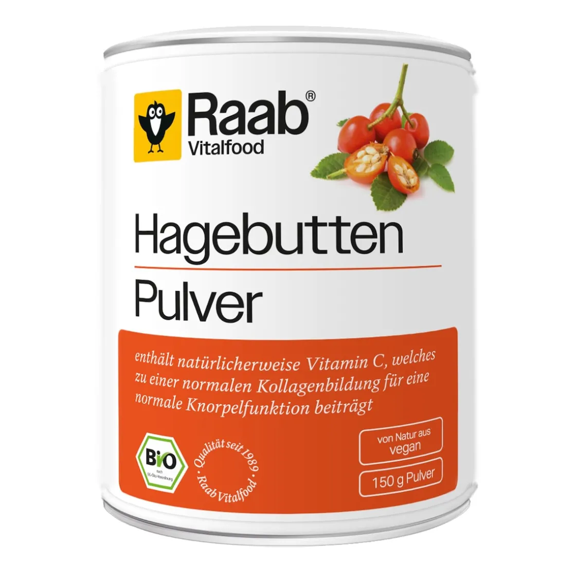 Nahrungsergänzungsmittel|Die moderne Hausfrau Hagebutten Pulver, 150 g