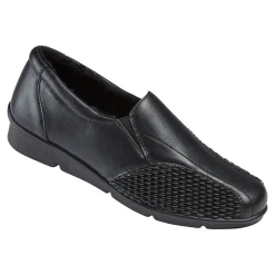 Slipper & Mokassins|Die moderne Hausfrau Hallux-Wärmehalbschuh schwarz