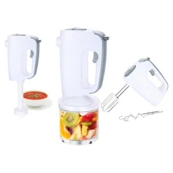 Mixer & Rührgeräte|Die moderne Hausfrau Handmixer-Set HMS-113257.2 "4 in 1"