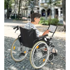 Rollatoren|Die moderne Hausfrau Handy- und Tablethalter für Rollstuhl & Rollator