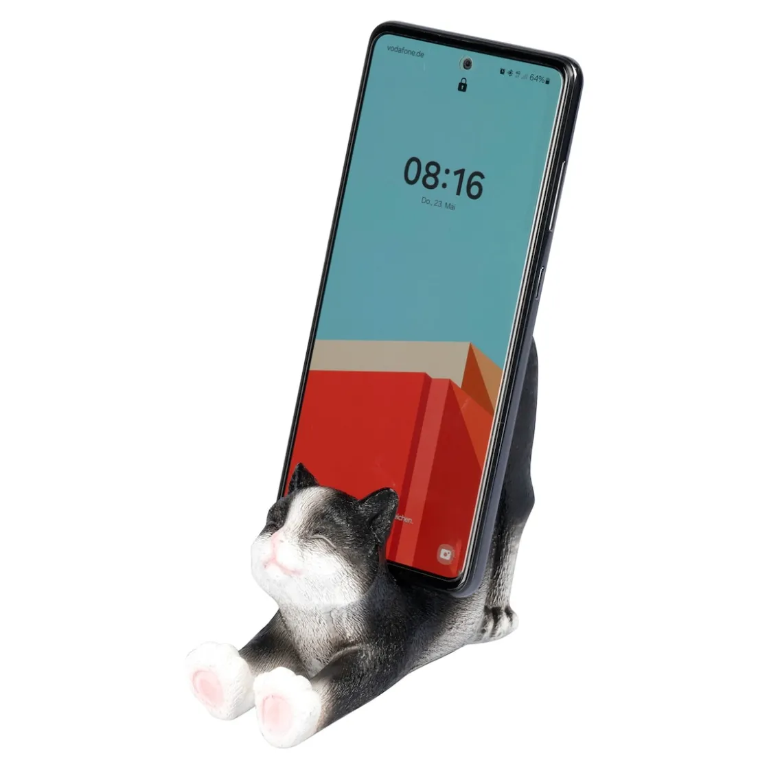 Fernseher, Tablets & Pc-Zubehör|Seniorenhandys|Die moderne Hausfrau Handyhalterung „Mieze“