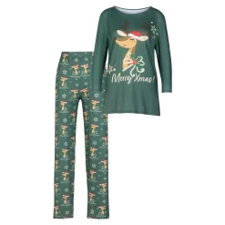 Hausanzüge & Overalls|Die moderne Hausfrau Haus- und Schlafanzug „Rentier Renate“, 2-teilig