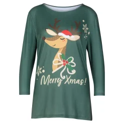 Hausanzüge & Overalls|Die moderne Hausfrau Haus- und Schlafanzug „Rentier Renate“, 2-teilig