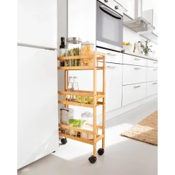 Küchen- & Servierwagen|Die moderne Hausfrau Haushalts-Rollwagen 