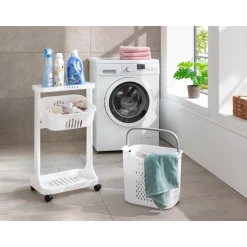 Badmöbel|Die moderne Hausfrau Haushaltsrollwagen „Komfort“