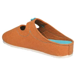 Hausschuhe|Die moderne Hausfrau Hausschuh "Jutta" orange
