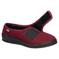 Hausschuhe|Die moderne Hausfrau Hausschuh mit Klettverschluss 