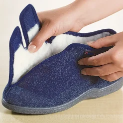 Hausschuhe|Hausschuhe|Die moderne Hausfrau Hausschuh mit Schurwolle