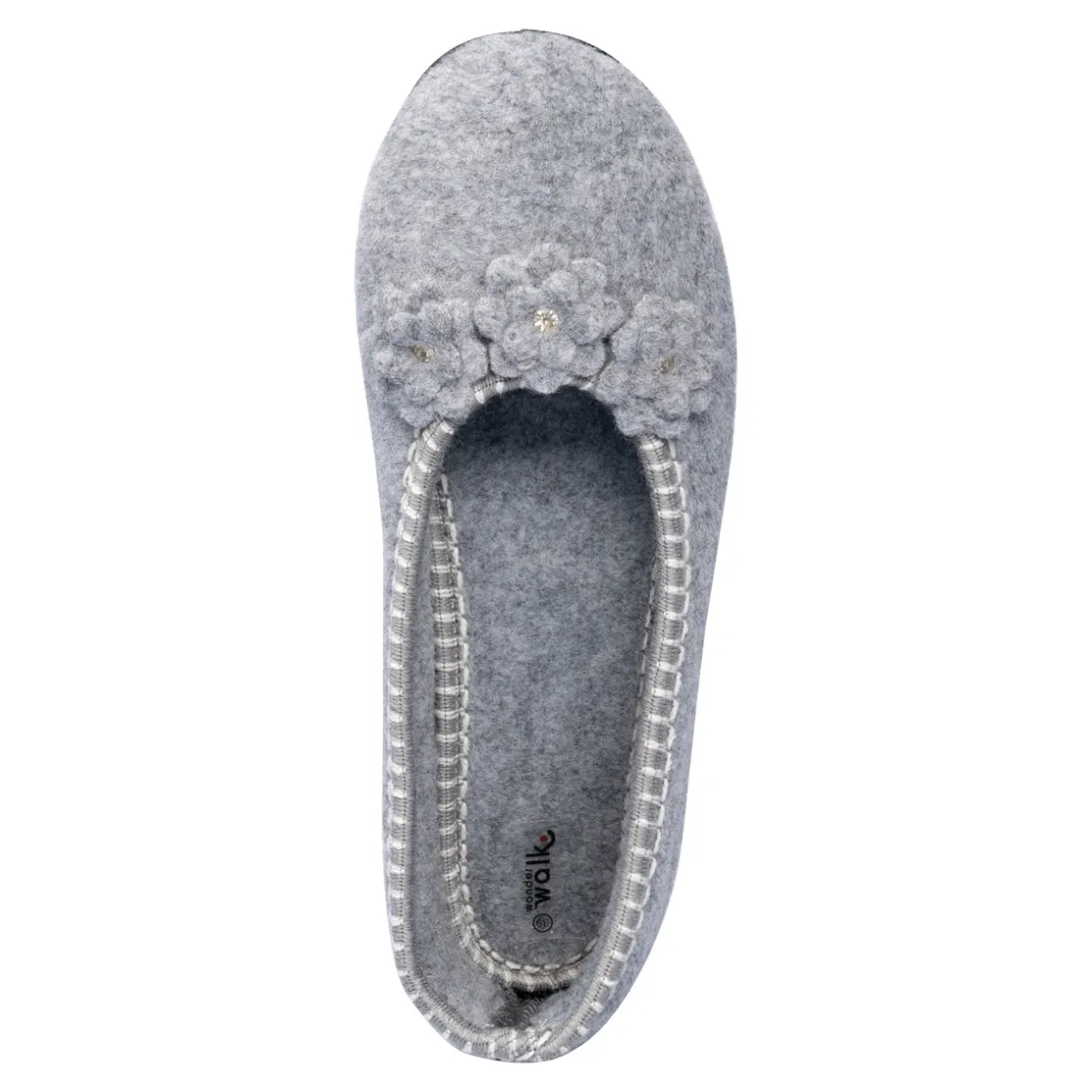 Hausschuhe|Die moderne Hausfrau Hausschuh-Ballerina „Barbara“