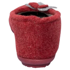 Hausschuhe|Die moderne Hausfrau ﻿Hausschuh-Ballerina „Bärbel“ rot