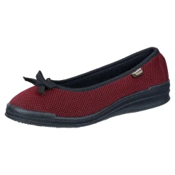 Ballerinas|Die moderne Hausfrau Hausschuh-Ballerina rot