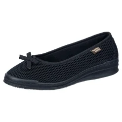 Ballerinas|Die moderne Hausfrau Hausschuh-Ballerina schwarz