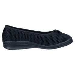 Ballerinas|Die moderne Hausfrau Hausschuh-Ballerina schwarz