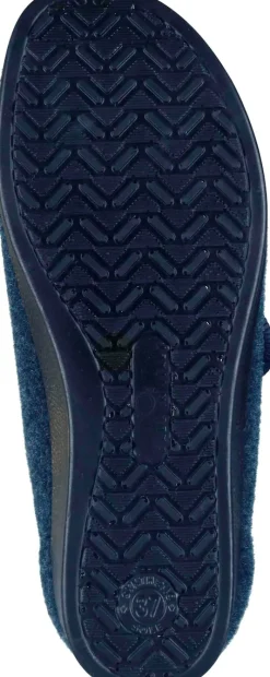 Damen Die moderne Hausfrau Hausschuhe blau