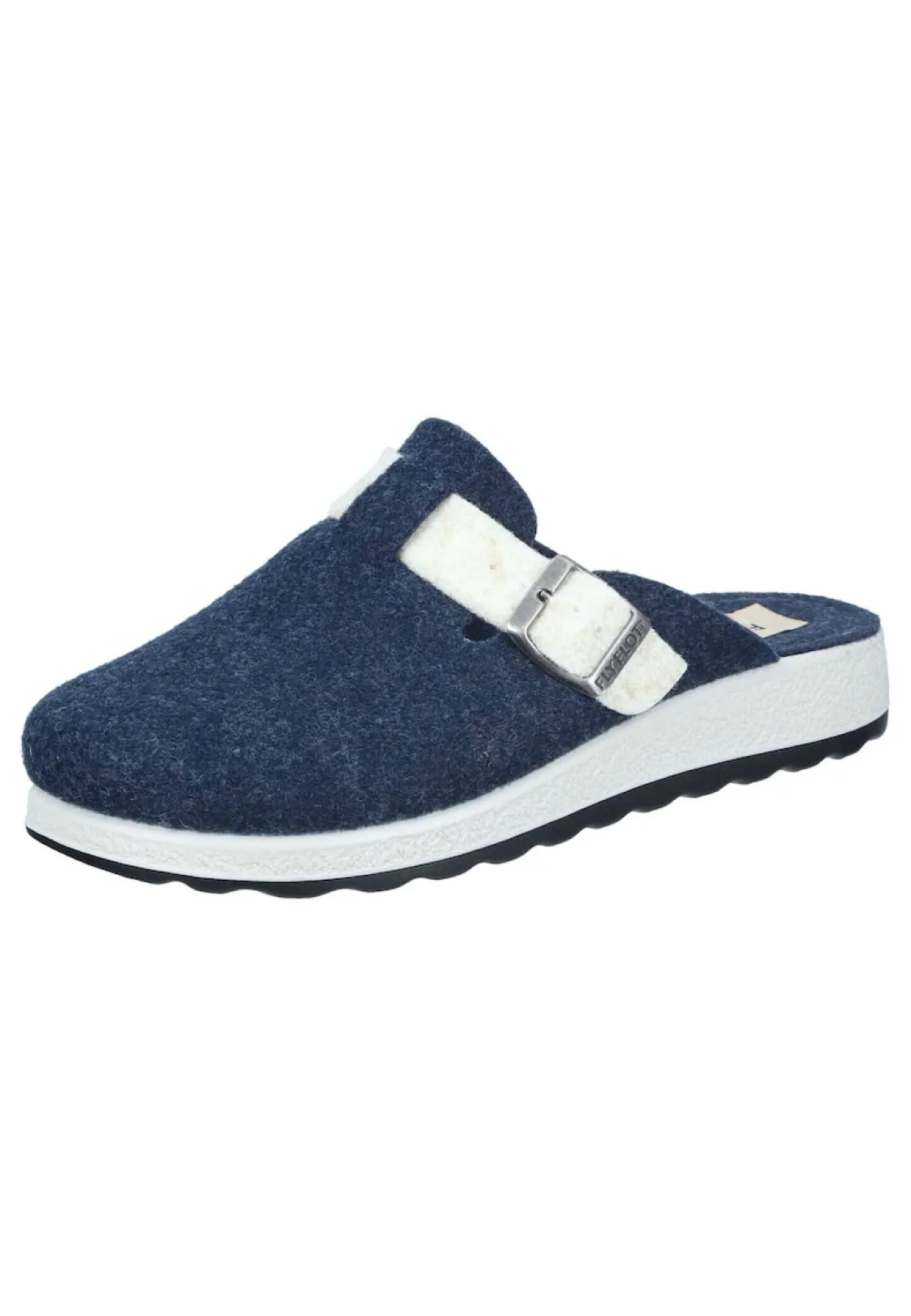 Pantoletten|Die moderne Hausfrau Hausschuhe blau