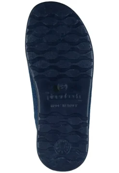 Herren Die moderne Hausfrau Hausschuhe blau