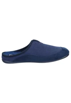 Herren Die moderne Hausfrau Hausschuhe blau