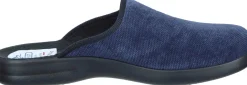 Herren Die moderne Hausfrau Hausschuhe blau