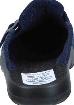 Herren Die moderne Hausfrau Hausschuhe blau