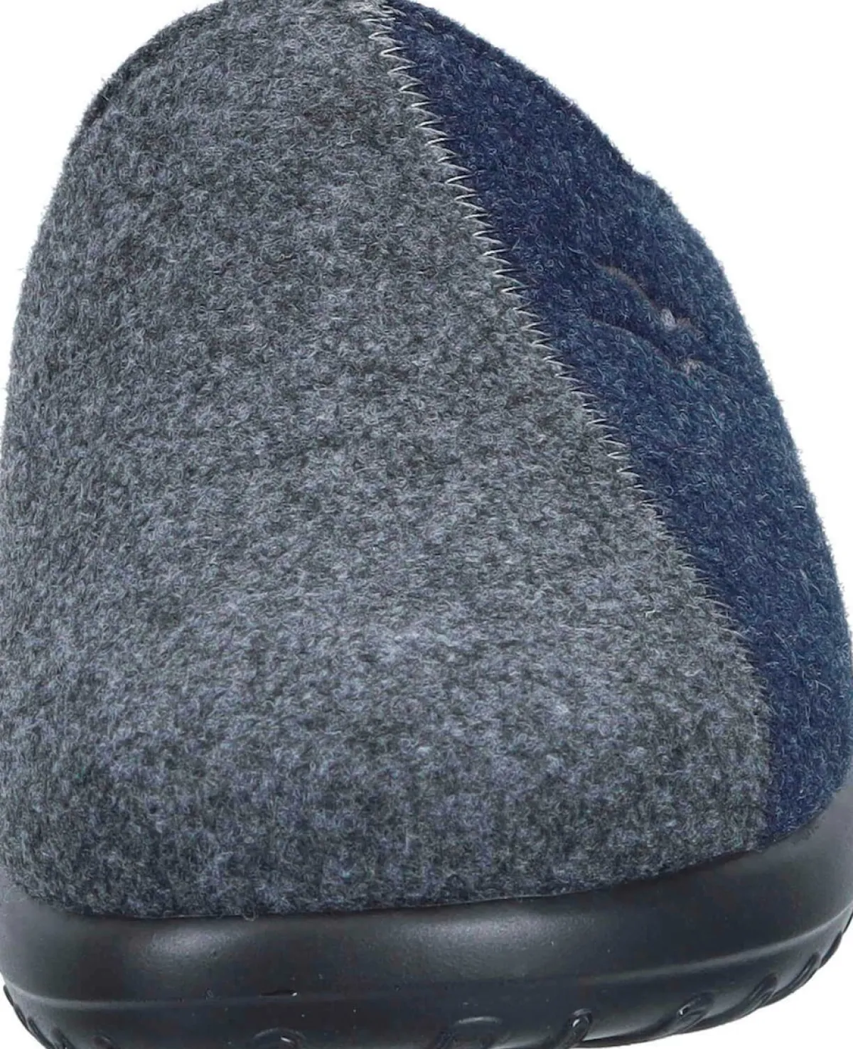 Herren Die moderne Hausfrau Hausschuhe blau