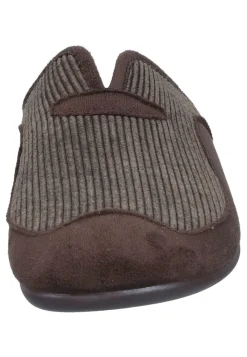 Herren Die moderne Hausfrau Hausschuhe braun