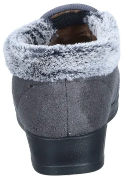 Hausschuhe|Die moderne Hausfrau Hausschuhe grau