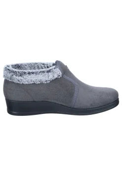 Hausschuhe|Die moderne Hausfrau Hausschuhe grau