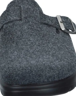 Herren Die moderne Hausfrau Hausschuhe grau