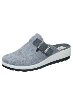 Pantoletten|Die moderne Hausfrau Hausschuhe grau