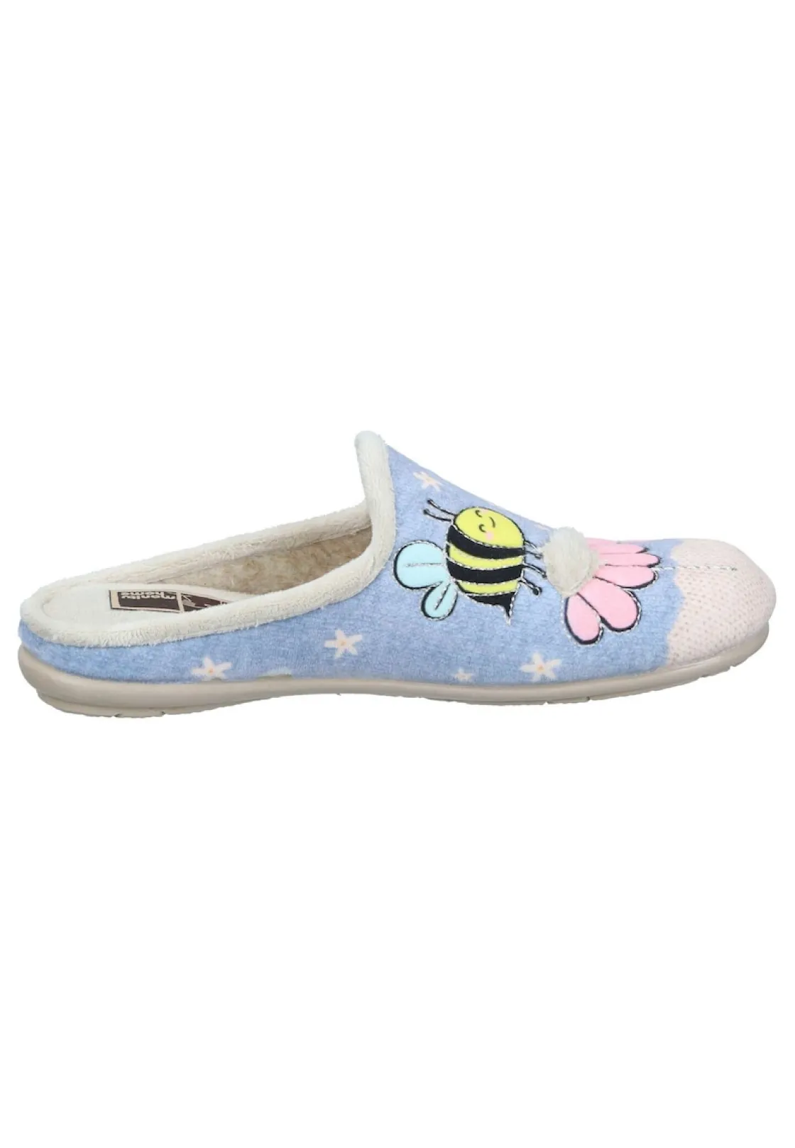 Hausschuhe|Die moderne Hausfrau Hausschuhe hellblau